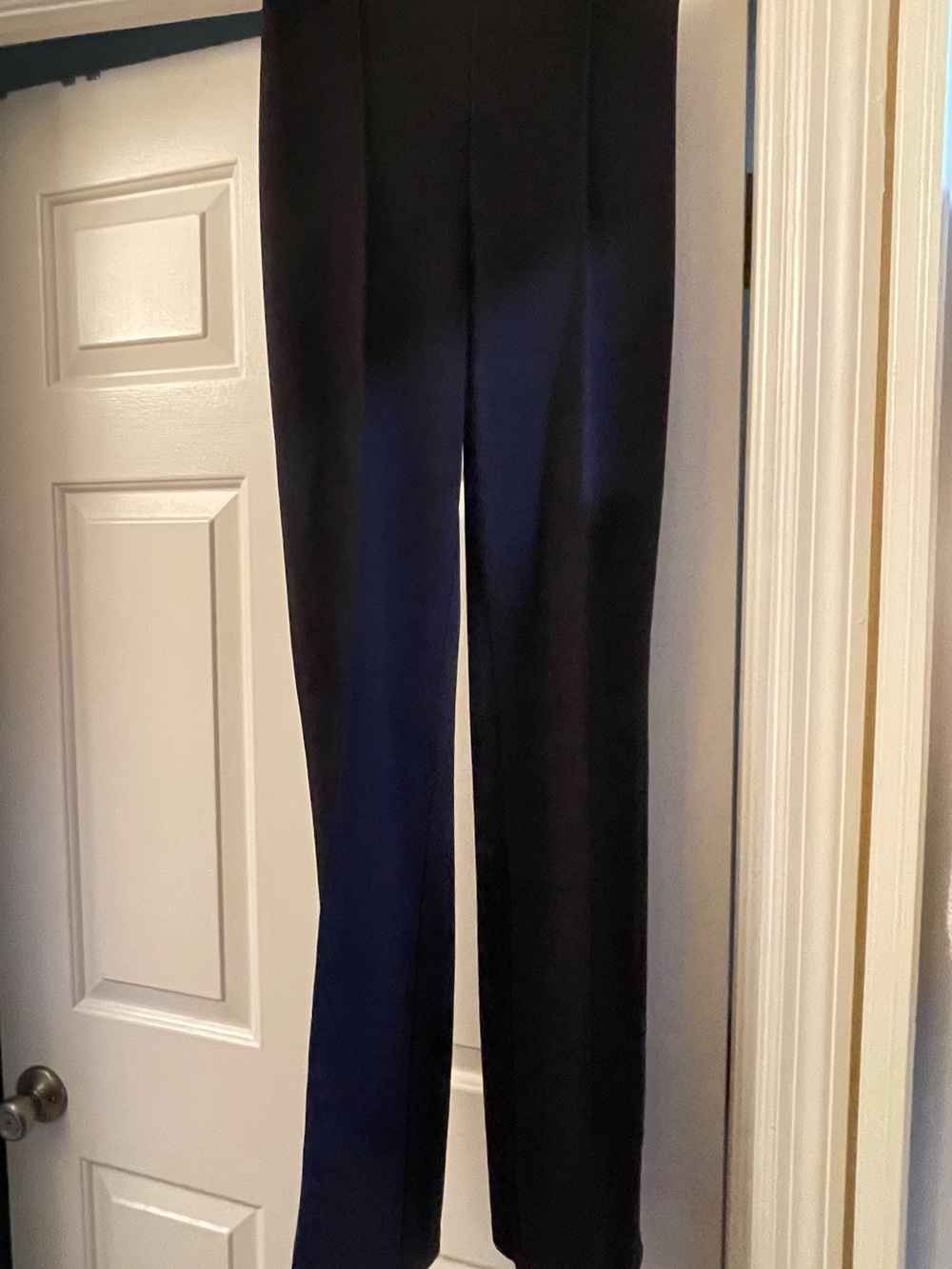H&M Black Straight-Leg Women's Trousers